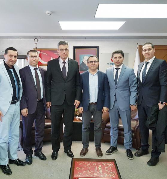 TÜMSAD Yönetim Kurulu heyeti,  İstanbul İl Sağlık Müdürü Sn. Prof. Dr. Kemal MEMİŞOĞLU'nu Makamaında Ziyaret etti