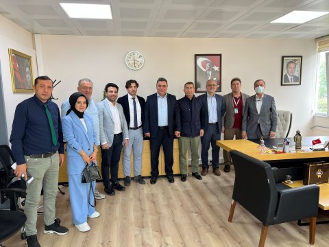 İstanbul İl Sağlık Müdürlüğü, Sağlık Hizmetleri Başkanı Sn. Hasan Basri VELİOĞLU'na ziyaret.